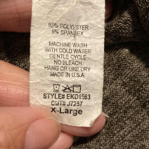 Egy California tri color ruffled tunic XL - Picture 4 of 5